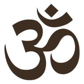 Hinduism Decal (Brown)